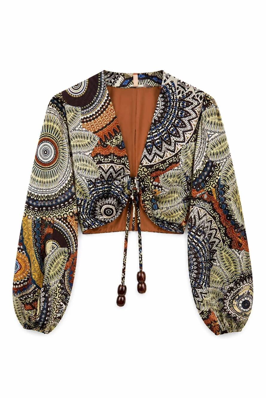 NEW ALEXIS women's colmar top in medallion print